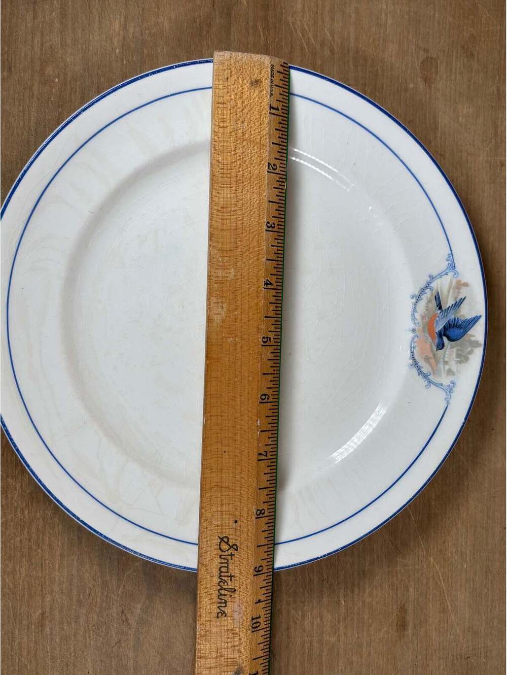 W.S. George Bluebird Plate - Picture 4 of 4